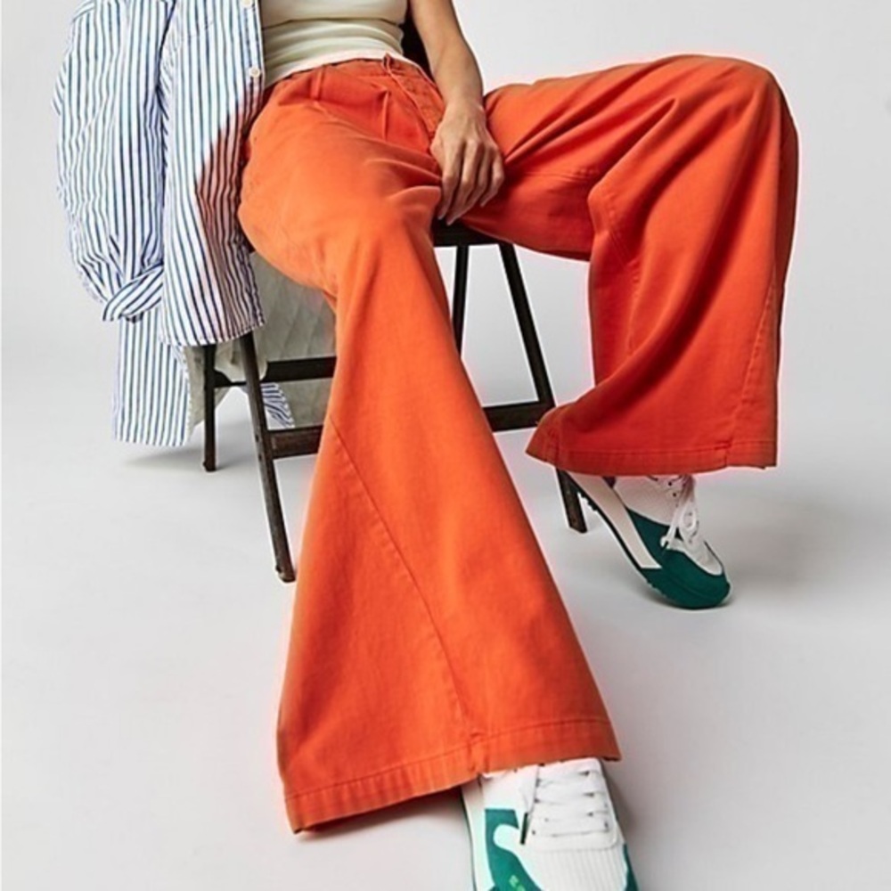 Free People Light As Spring Trousers
